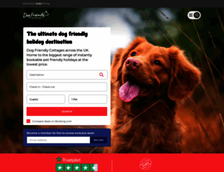 dogfriendlycottages.co.uk screenshot