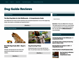dogguidereviews.com screenshot