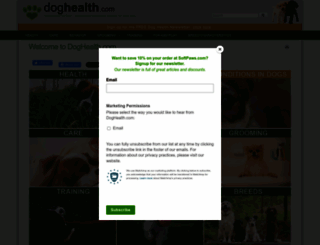 doghealth.com screenshot