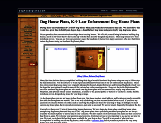 doghouseplans.com screenshot