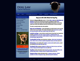 doglaw.hugpug.com screenshot