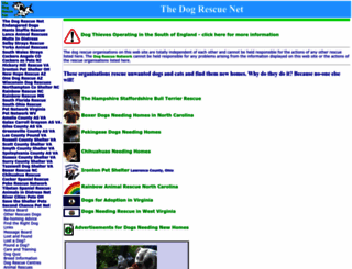dogrescue.net screenshot