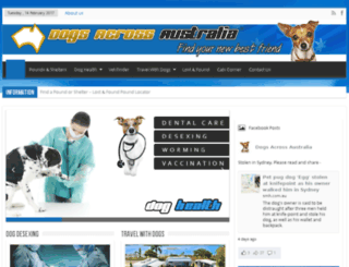dogsacrossaustralia.com screenshot