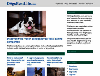 dogsbestlife.com screenshot