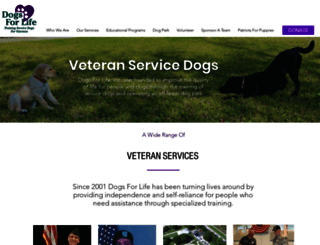 dogsforlifevb.org screenshot