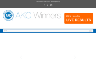 dogshowresults.com screenshot