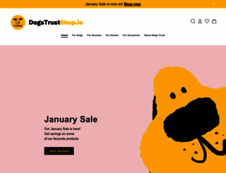 dogstrustshop.ie screenshot