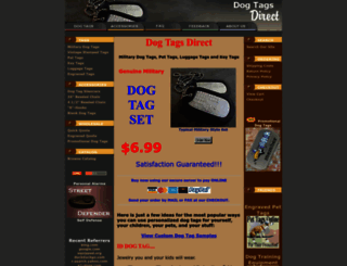 dogtagsdirect.com screenshot