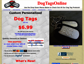 dogtagsonline.com screenshot