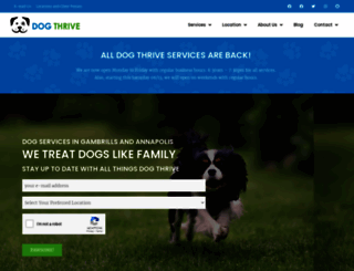 dogthrive.com screenshot
