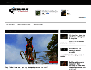 dogthusiast.com screenshot