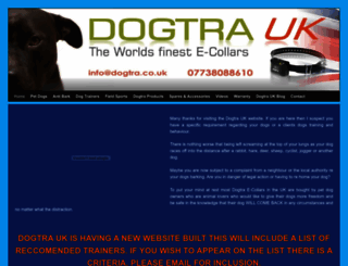 dogtra.co.uk screenshot