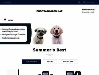 dogtrainingcollar.net screenshot
