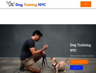 dogtrainingnyc.com screenshot