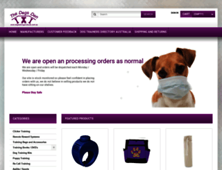 dogtrainingproducts.com.au screenshot