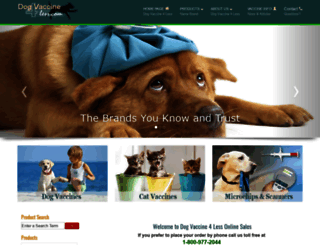 dogvaccine4less.com screenshot