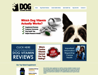 dogvitaminreviews.com screenshot