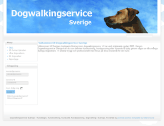 dogwalking.se screenshot