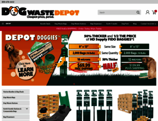 dogwastedepot.com screenshot