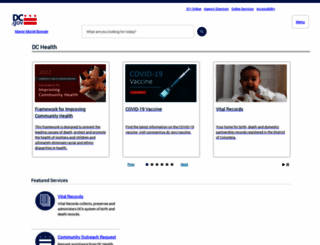 doh.dc.gov screenshot