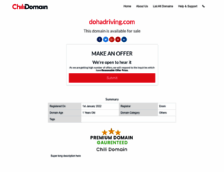 dohadriving.com screenshot