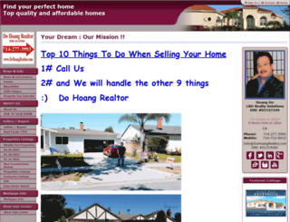 dohoangrealtor.com screenshot