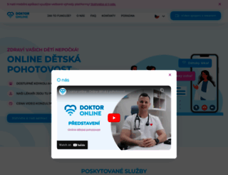 doktoronline.cz screenshot