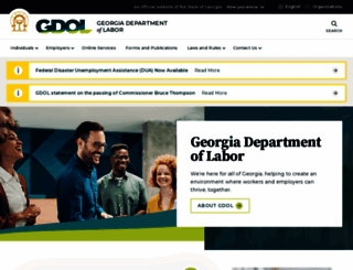 dol.georgia.gov screenshot