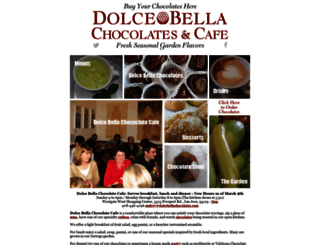 dolcebellachocolates.com screenshot