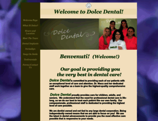 dolcedentalsmiles.com screenshot