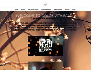 dolcevitasalonandspa.com screenshot