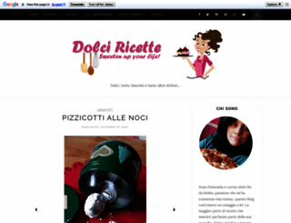 dolciricette.blogspot.it screenshot