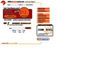 dollardomainname.com screenshot