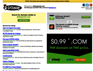 dollargrants.com screenshot