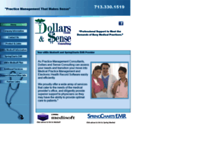 dollarsandsenseconsulting.com screenshot