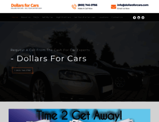 dollarsforcars.com screenshot