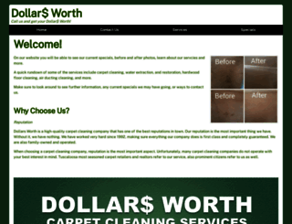 dollarsworthcarpet.com screenshot