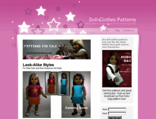dollclothespatterns.net screenshot