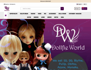 dollfieworld.com screenshot