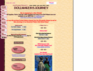 dollmakersjourney.com screenshot