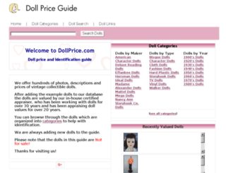 dollprice.com screenshot