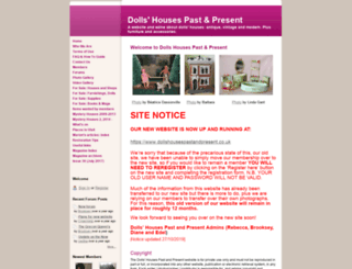 dollshousespastandpresent.com screenshot