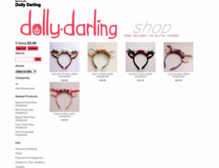 dollydarling.bigcartel.com screenshot