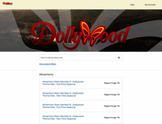 dollywoodjobs.silkroad.com screenshot