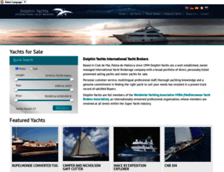 dolphin-yachts.com screenshot