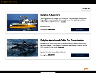 dolphinadventure.rezgo.com screenshot