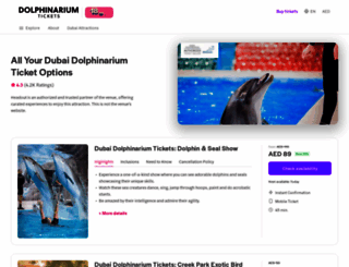 dolphinariumtickets.com screenshot