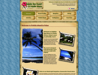 dolphinbay-resort-peleliu.com screenshot