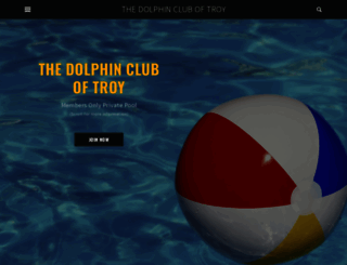 dolphincluboftroy.com screenshot