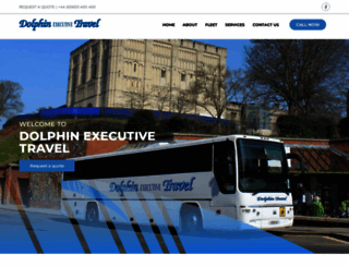 dolphincoachhire.co.uk screenshot